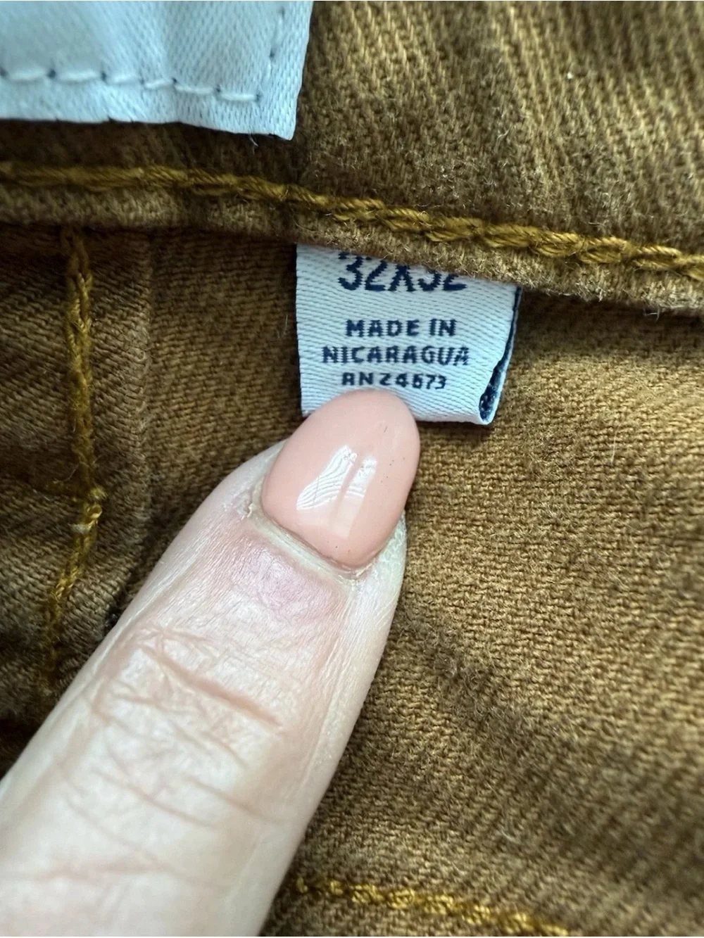 Saddlebred Jeans Mens 32/32 Relaxed Fit Brown Denim EUC